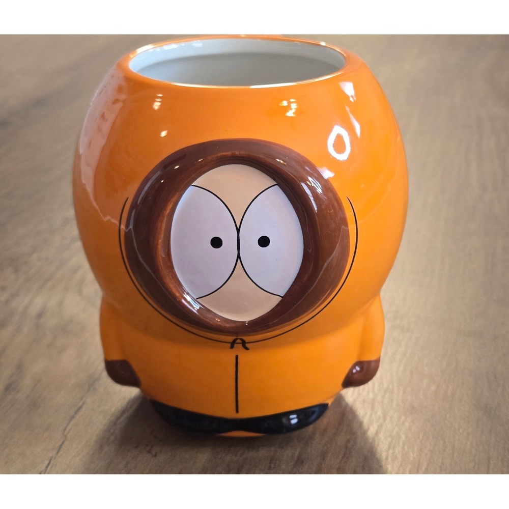 Zak Designs South Park Kenny McCormick 3D Sculpted Ceramic Coffee Mug Orange